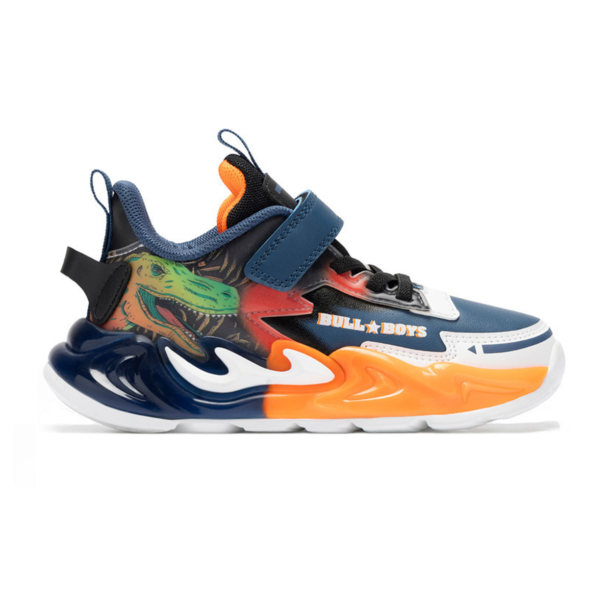 Bull Boys Παιδικά Sneakers Δεινόσαυροι με φωτάκια DNAL5266-BL01